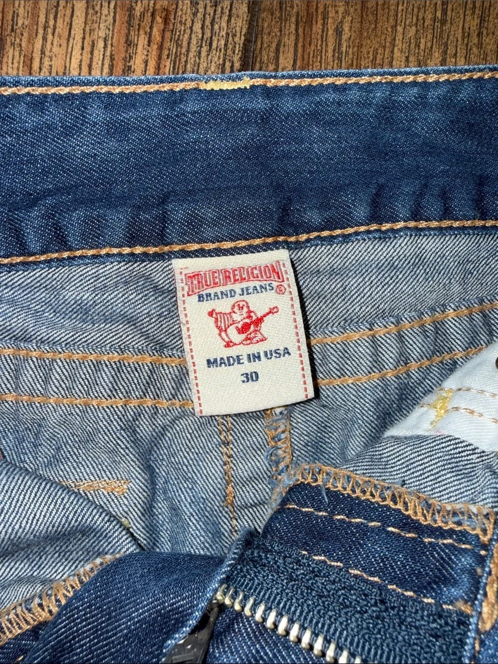 True Religion Sadie Women's Denim Mini Skirt in Medium Blue 2005